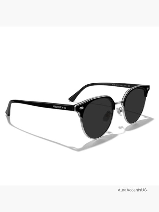 Modern Semi-Rimless Square Acetate Sunglasses UV400 Polarized main image 5